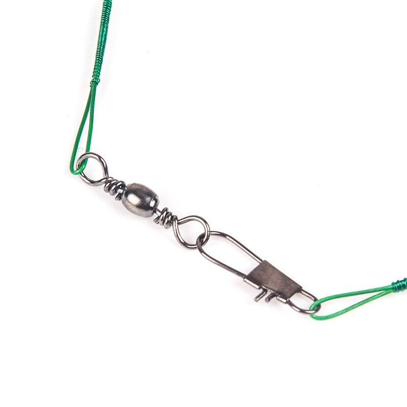Don't let fish bite your fishing line! Use anti-bite steel wire leader.