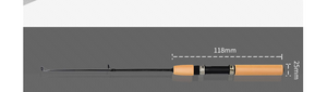 FUN WITH THE ICE FISHING ROD! USE THIS FISHING ROD TO ENJOY ICE FISHING IN  WINTER!