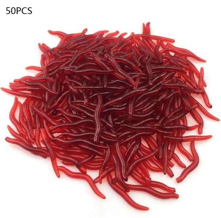 Red Worm Clip Bait Multi Function Live Bait Red Worm Binding