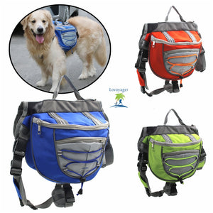 Adjustable Pet Backpack. Dog saddle bag for large dog hiking. Available in different colours. High elasticity, can hold mobile phone, keys, money and etc during your sport.
