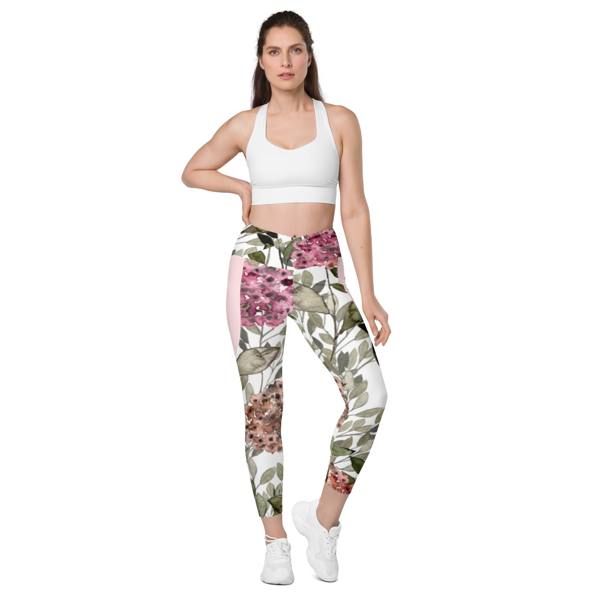 FLORAL LEGGINGS WITH POCKETS