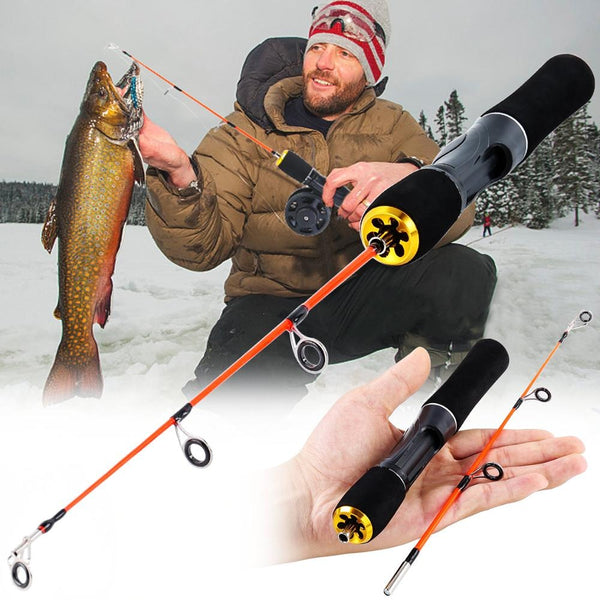 Sougayilang Ice Fishing Rod and Reel Combo Ultralight Winter Shrimp Ice  Fishing Rod Spinning Fishing Reel for Ice Winter Fishing - AliExpress