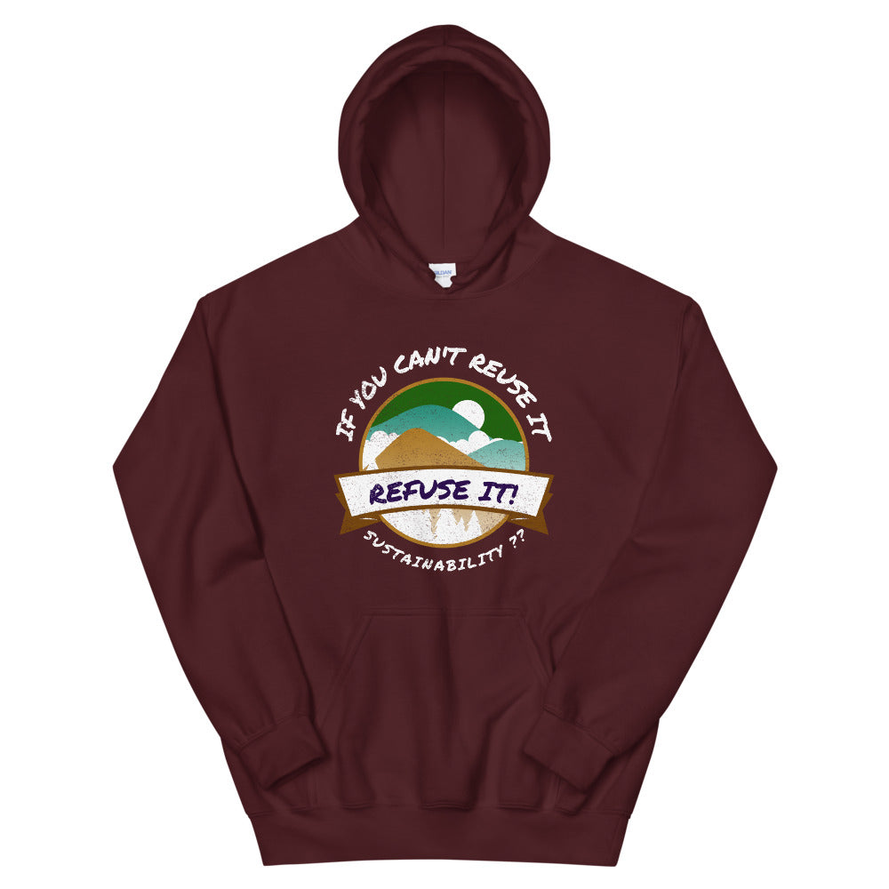 Wear a cozy go-to hoodie to curl up in and enjoy cooler mornings and evenings. Unisex Hoodie. Front pouch pocket and feels soft. 50% cotton, 50% polyester. Double-lined hood and double-needle stitching throughout.1x1 athletic rib knit cuffs and waistband with spandex.. Maroon Color.